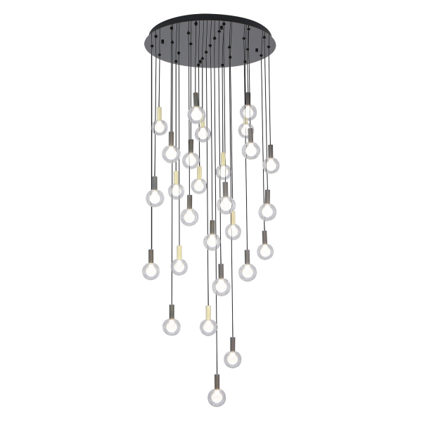 4378-27P, подвесная люстра, D810xH2740, LEDx97W, 6305LM, 4000K, included