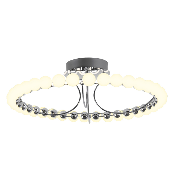 4589-6C, потолочный светильник, D600xH200, LEDx43W, 3400LM, 4000K, included, dimmer