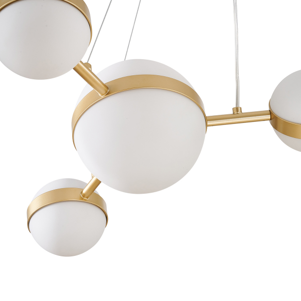 4448-6P, подвесная люстра, L700xW400xH1100/1350, LEDx42W, 4610LM, 4000K, included, изображение 5