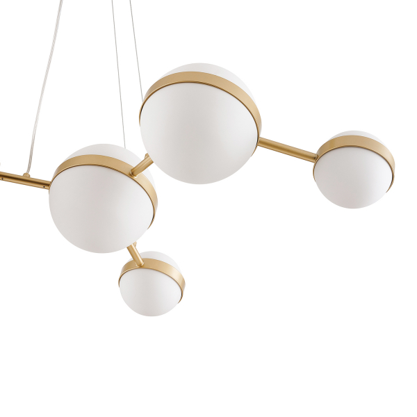 4448-8P, подвесная люстра, L1275xW400xH1100/1350, LEDx60W, 5505LM, 4000K, included, изображение 6