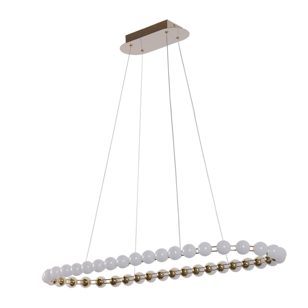 4590-10P, подвесная люстра, L1000xW390xH1585, LEDx48W, 3800LM, 4000K, included, dimmer, изображение 2