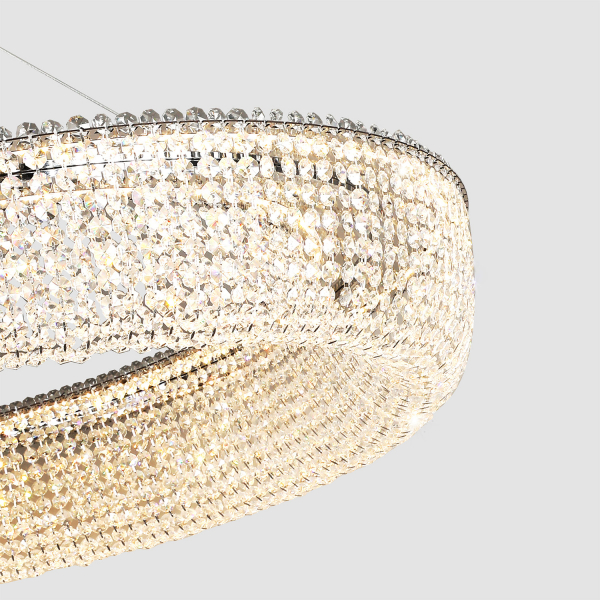 4478-10P, подвесная люстра, D1050xH165/1200, LEDx92W, 8300LM, 3000K, included, remote control, изображение 3