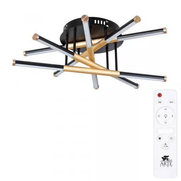 Люстра A2199PL-5BK LED 55W ПДУ