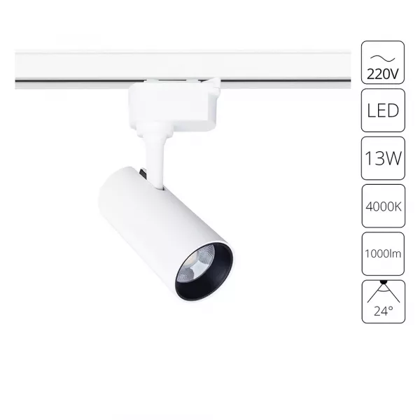 Трек A4568PL-1WH 13W 4000K