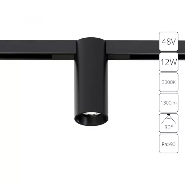 Магнитный трековый светильник Arte Lamp OPTIMA A7290PL-1BK