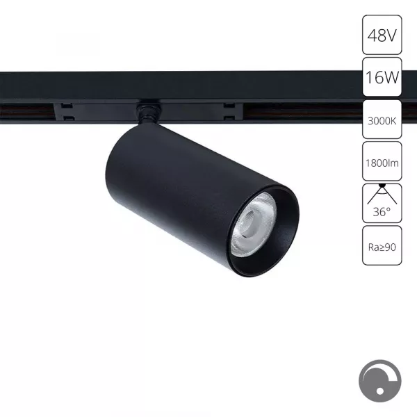 Магнитный трековый светильник Arte Lamp OPTIMA 0.1-10V A7492PL-1BK