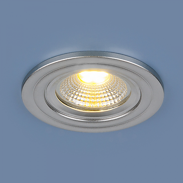 9902 LED / Светильник встраиваемый 3W COB SL серебро