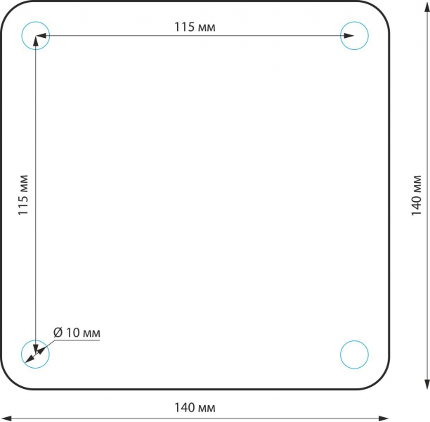 Ландшафтный светильник IP54 1550 TECHNO черный, изображение 7