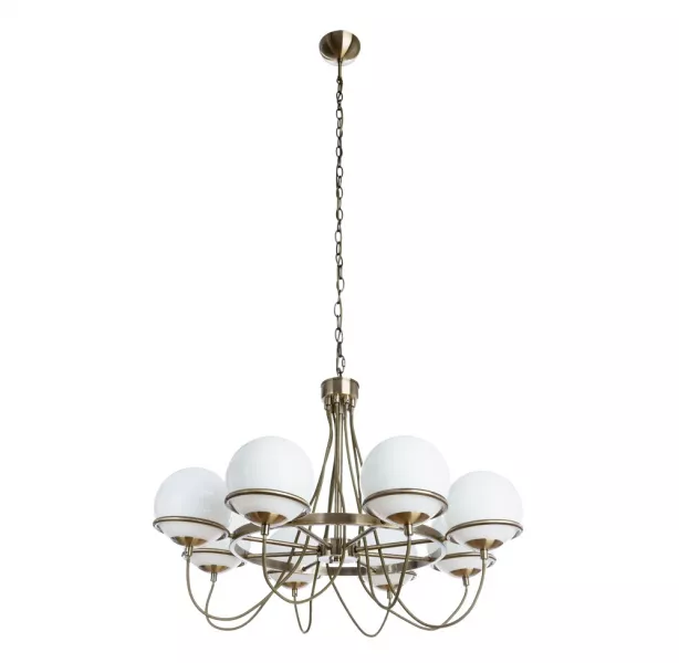 Подвесная люстра Arte Lamp BERGAMO A2990LM-8AB